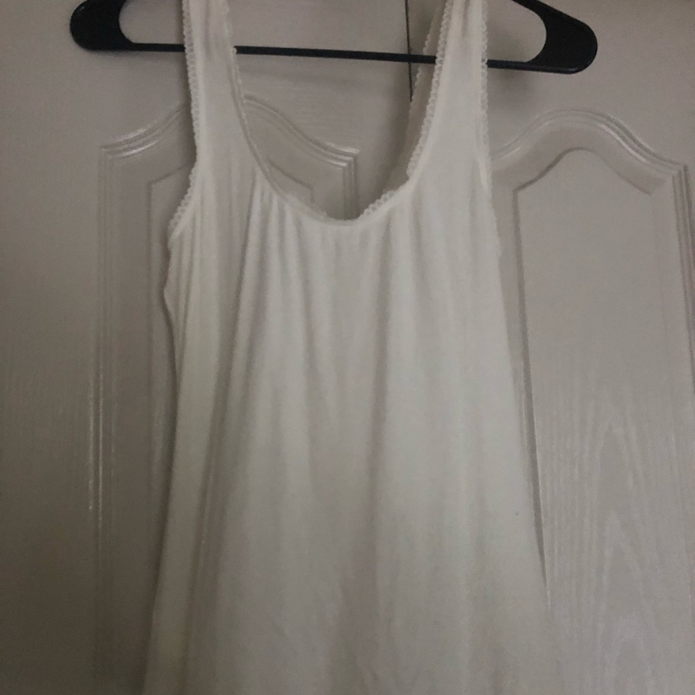 White Lace Tank Top NWT